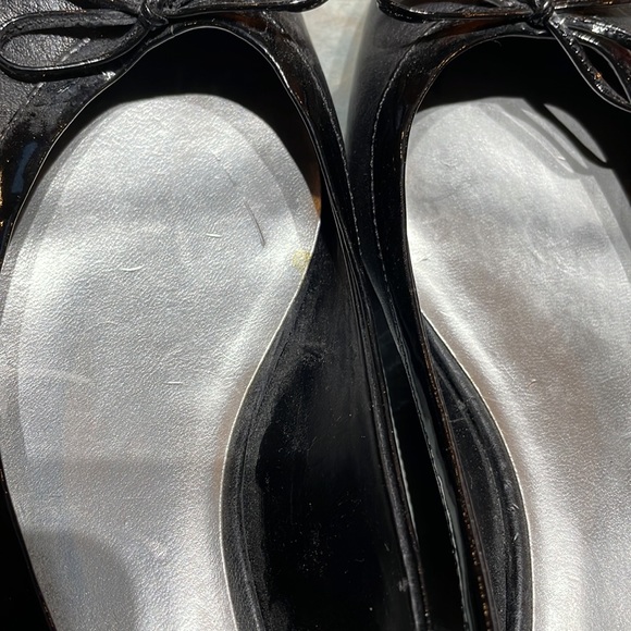 Franco Sarto black leather sling backs (sz 8) - Picture 12 of 14